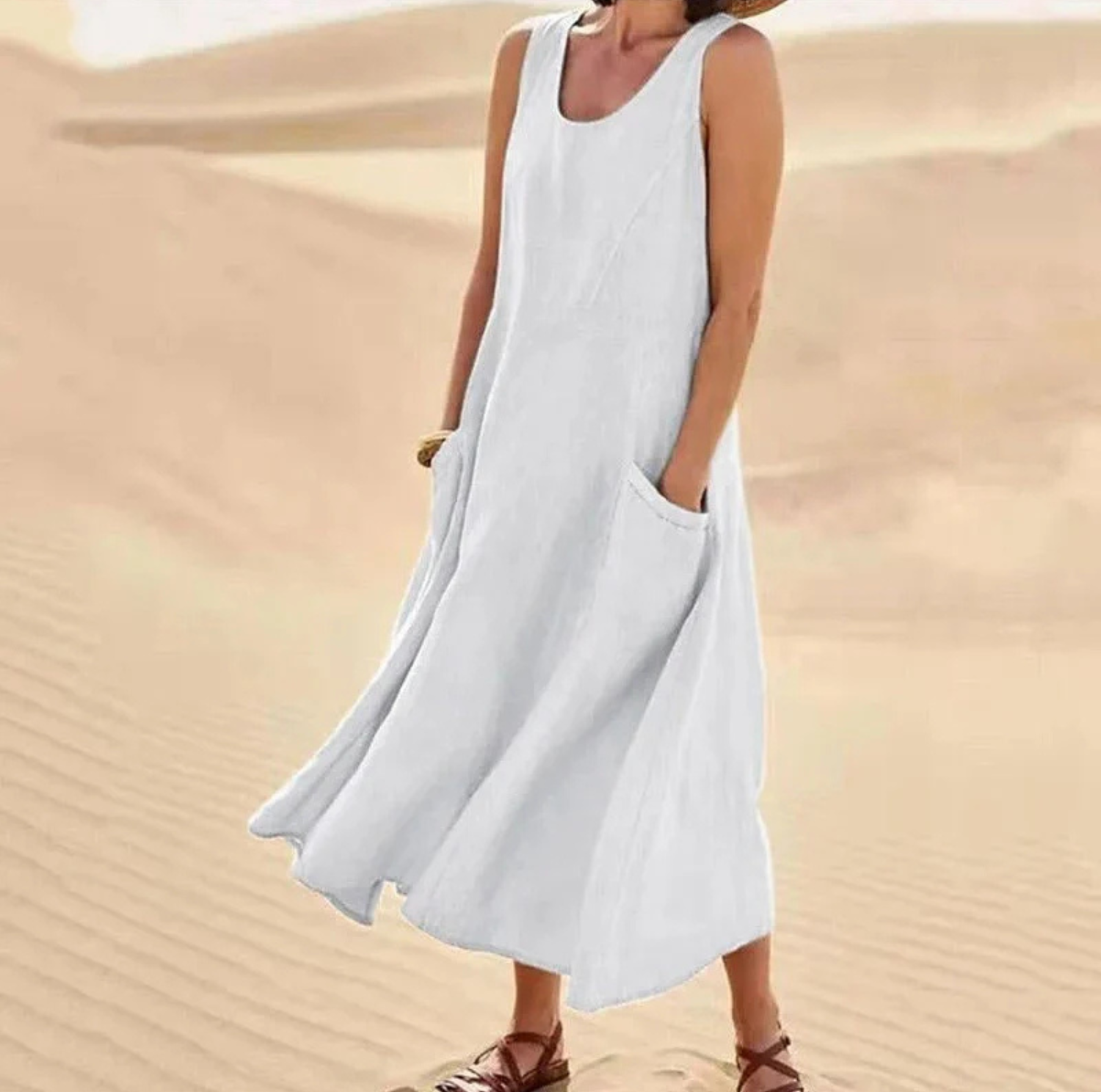 Women's Summer Linen Dress Prescott Mode