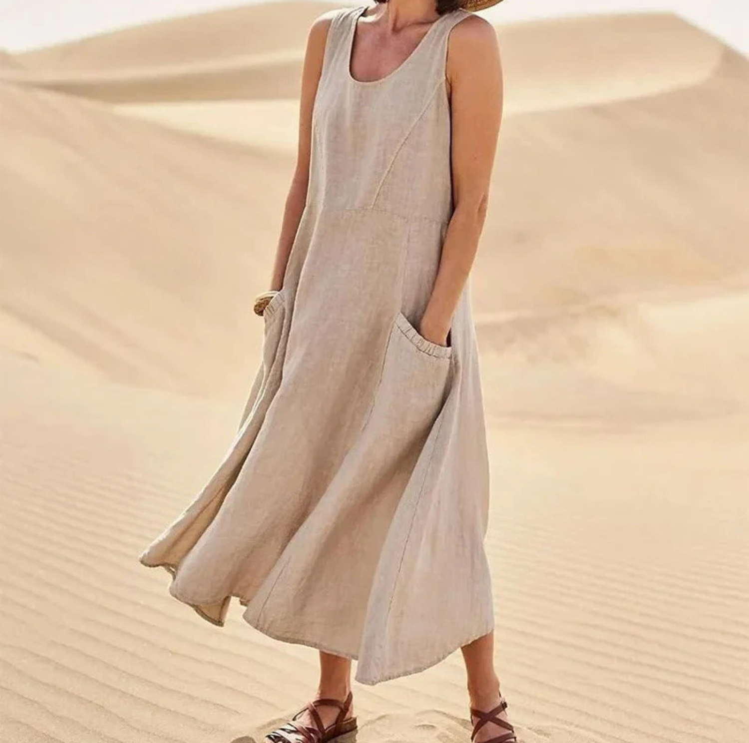 Women's Summer Linen Dress Prescott Mode