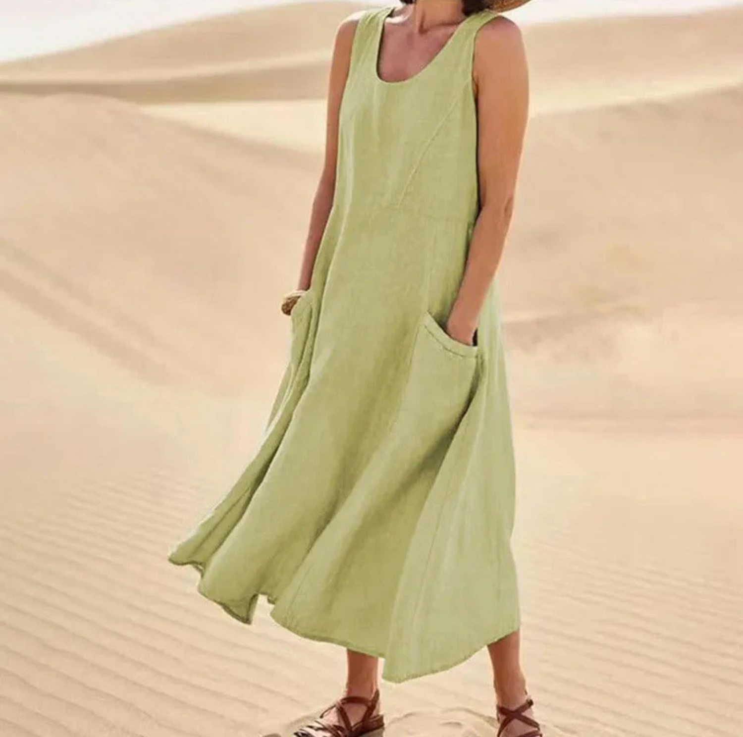 Women's Summer Linen Dress Prescott Mode