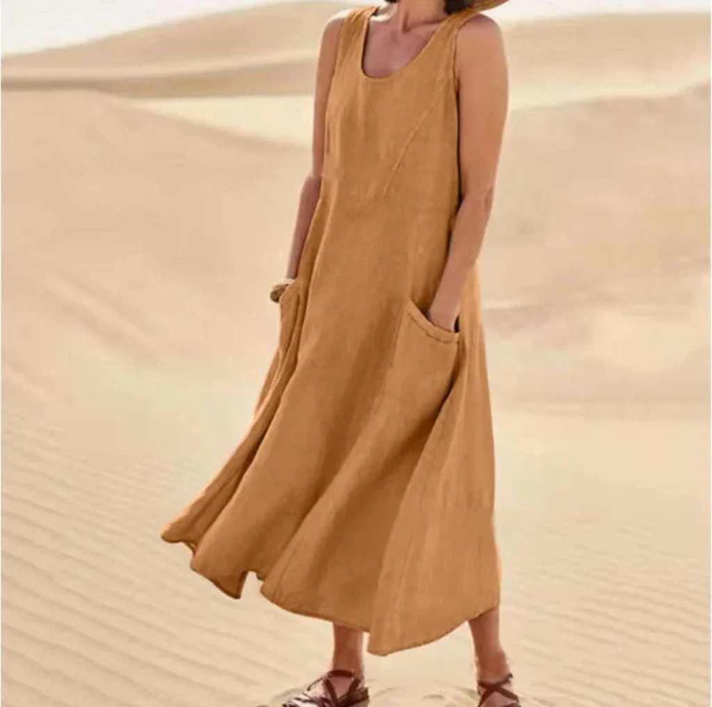 Women's Summer Linen Dress Prescott Mode