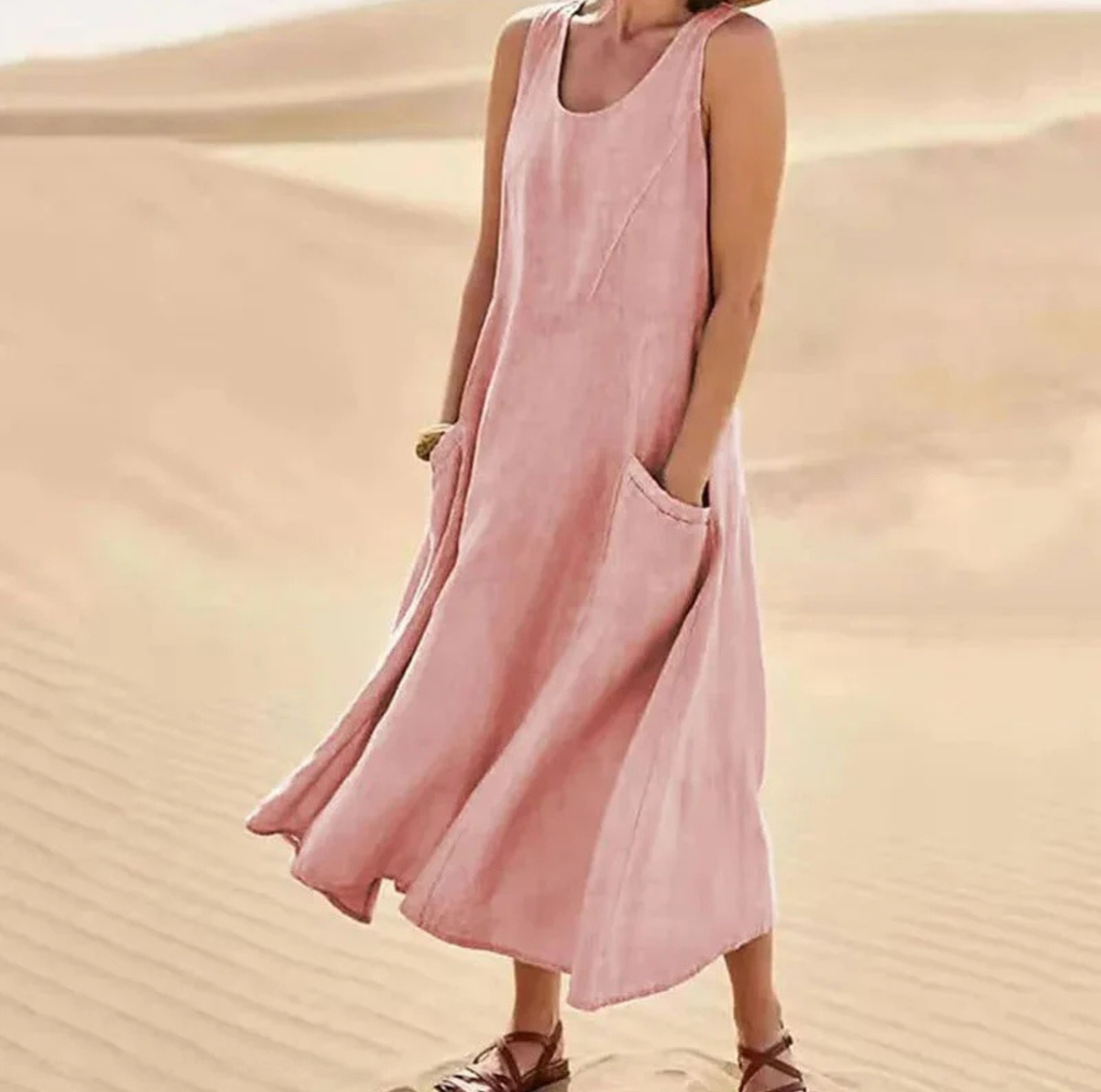 Women's Summer Linen Dress Prescott Mode