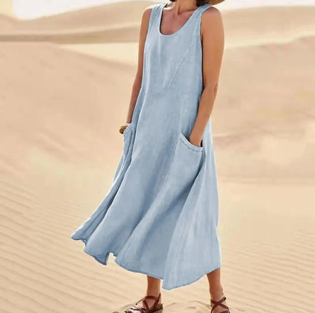 Women's Summer Linen Dress Prescott Mode
