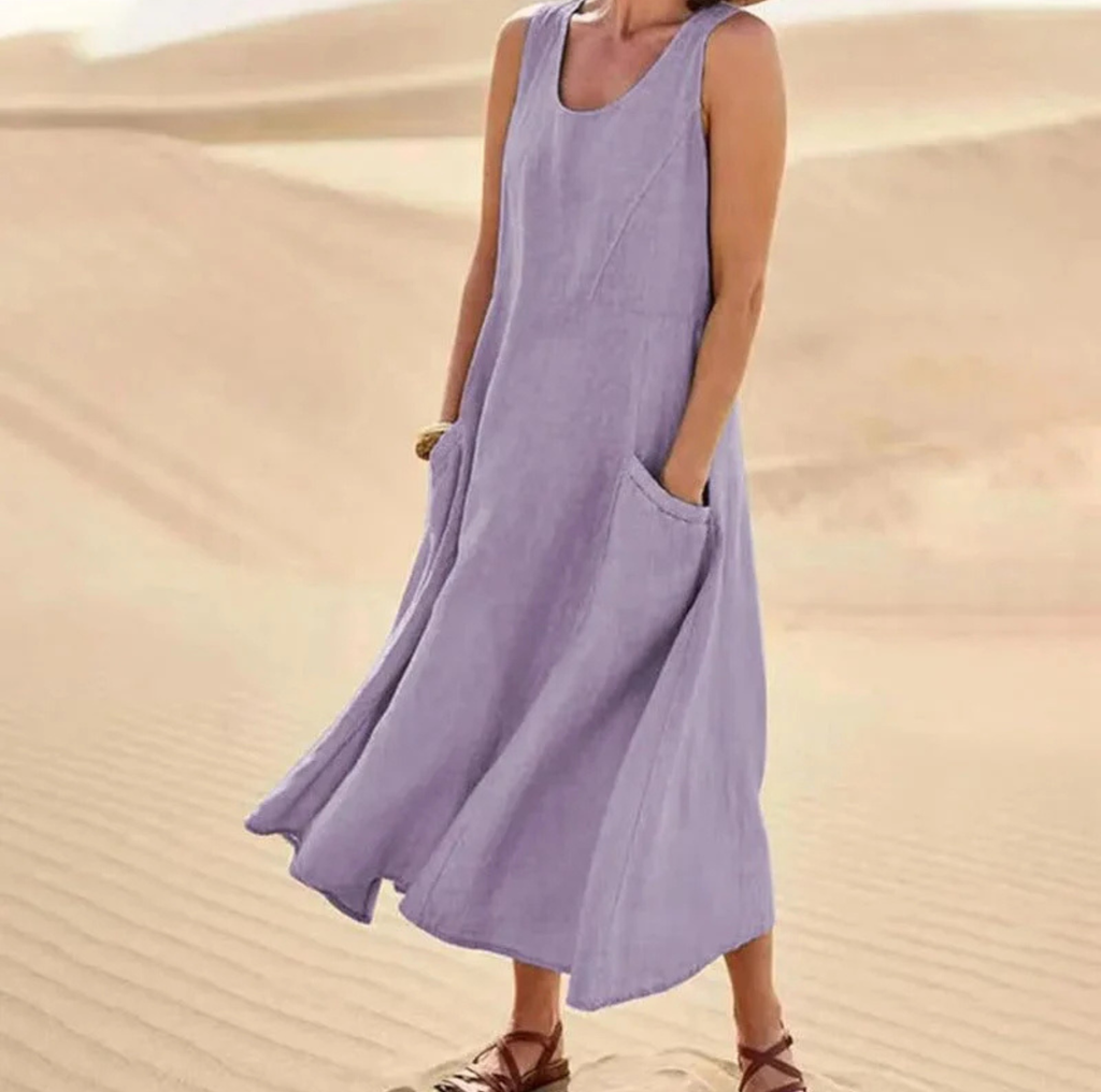 Women's Summer Linen Dress Prescott Mode