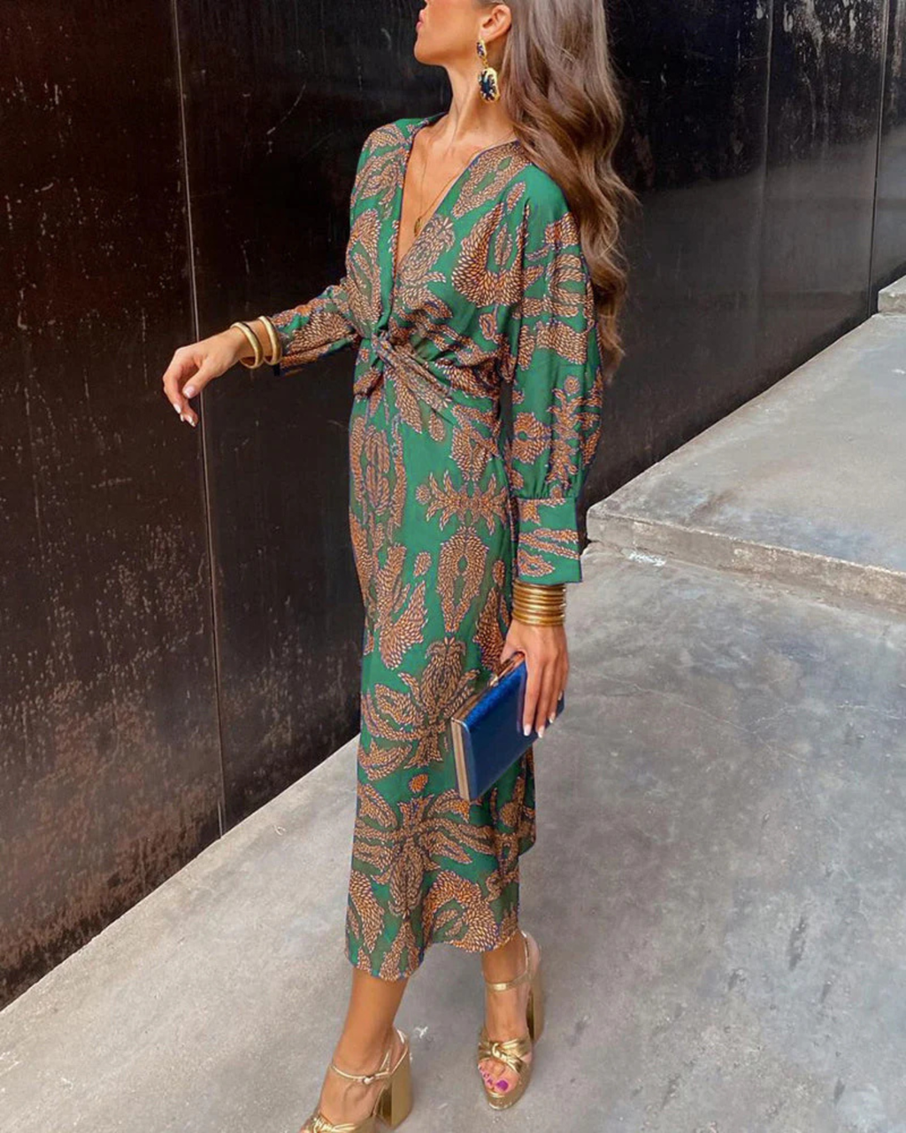 Women's Wedding Guest Midi Dress Prescott Mode