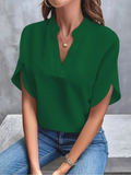 Women's elegant V-Neck Top Prescott Mode