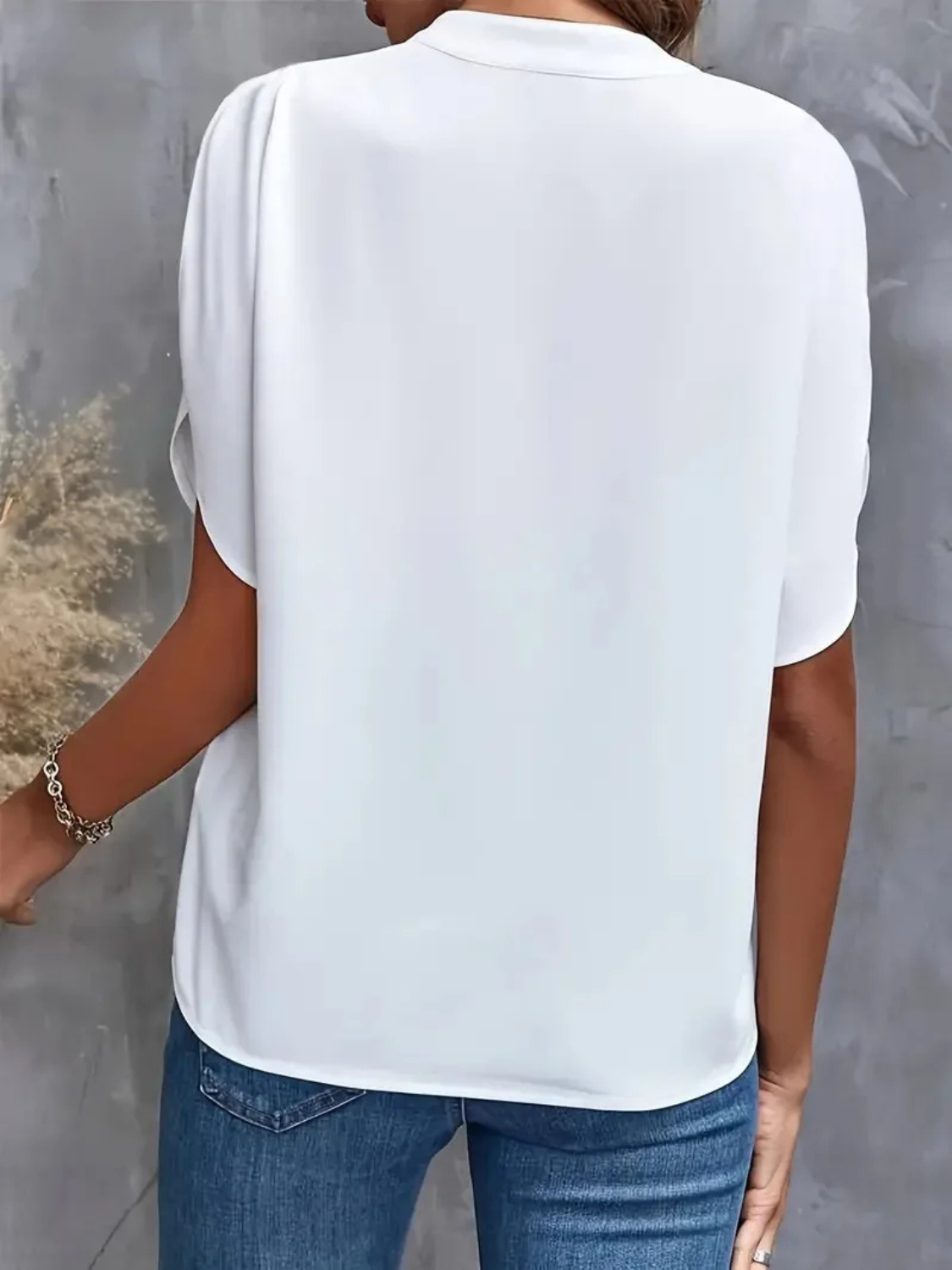 Women's elegant V-Neck Top Prescott Mode