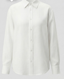 Emma | Women's Relaxed-Fit Linen Three-Quarter Sleeve Button-Up Shirt Prescott Mode