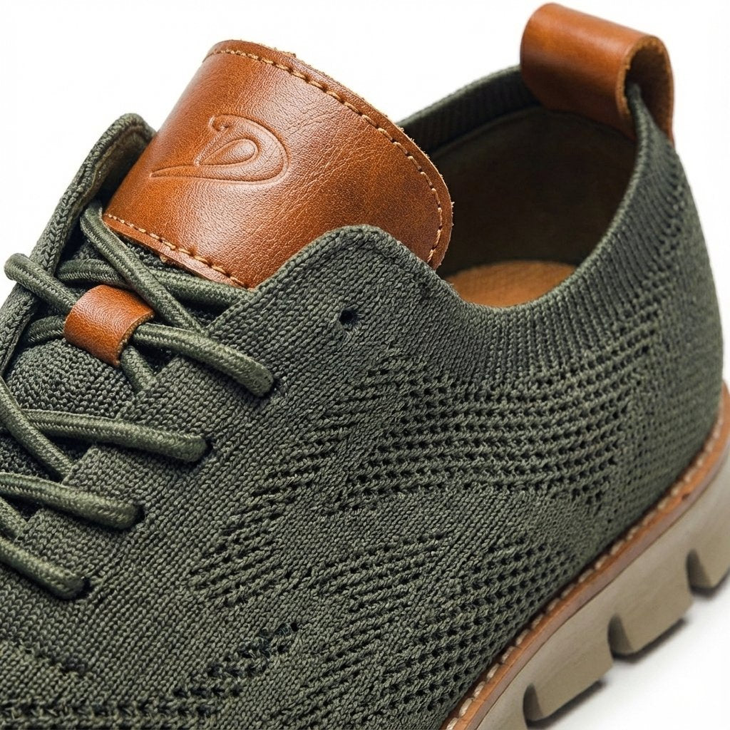 Men's Breathable Mesh Casual Lace-Up Sneakers