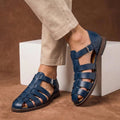 Men's Fisherman Sandals Closed-Toe Buckle Strap - Blue