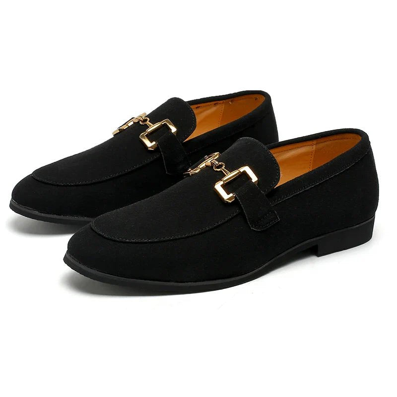 Men's Horsebit Loafers Slip-On Leather Dress Shoes