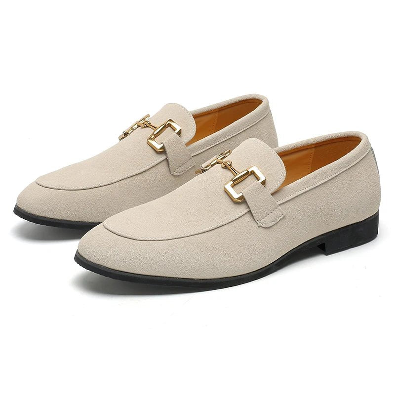 Men's Horsebit Loafers Slip-On Leather Dress Shoes