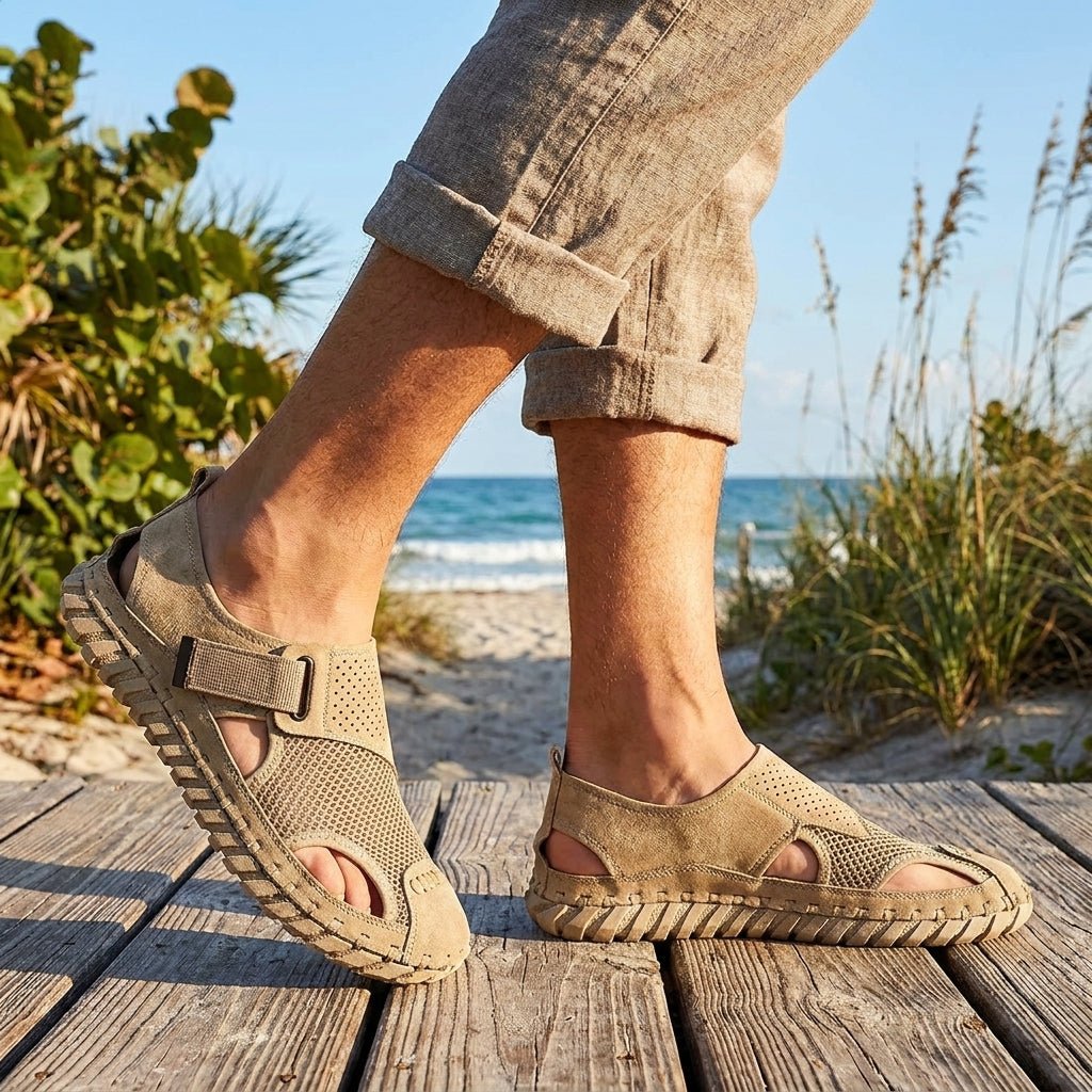 Orthopedic Fisherman Sandals Closed-Toe Breathable Comfort