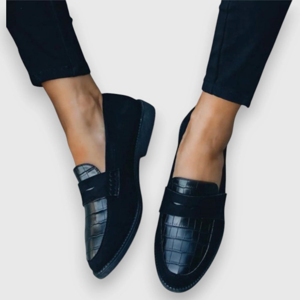 Orthopedic Loafers Handmade Leather Slip-On Comfort