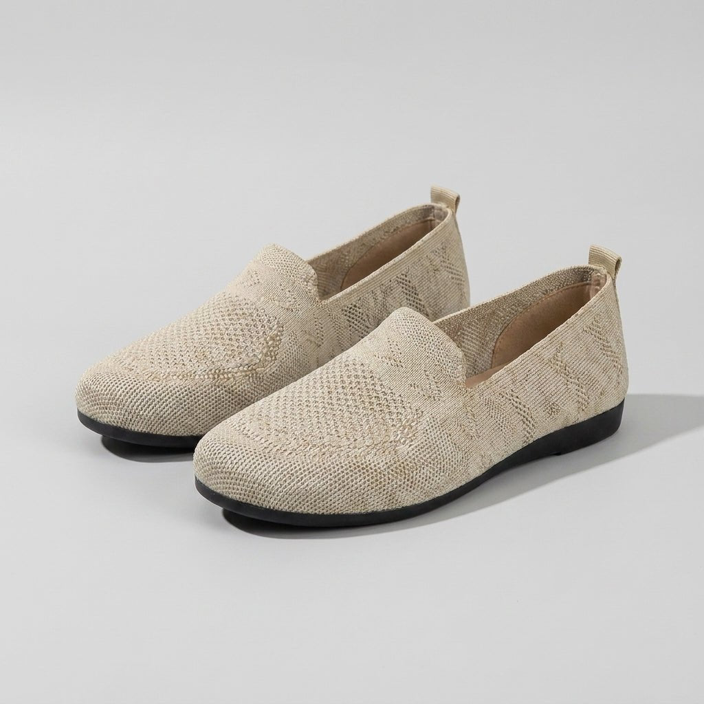 Orthopedic Slip-On Flats Knit Round Toe Women's Comfort