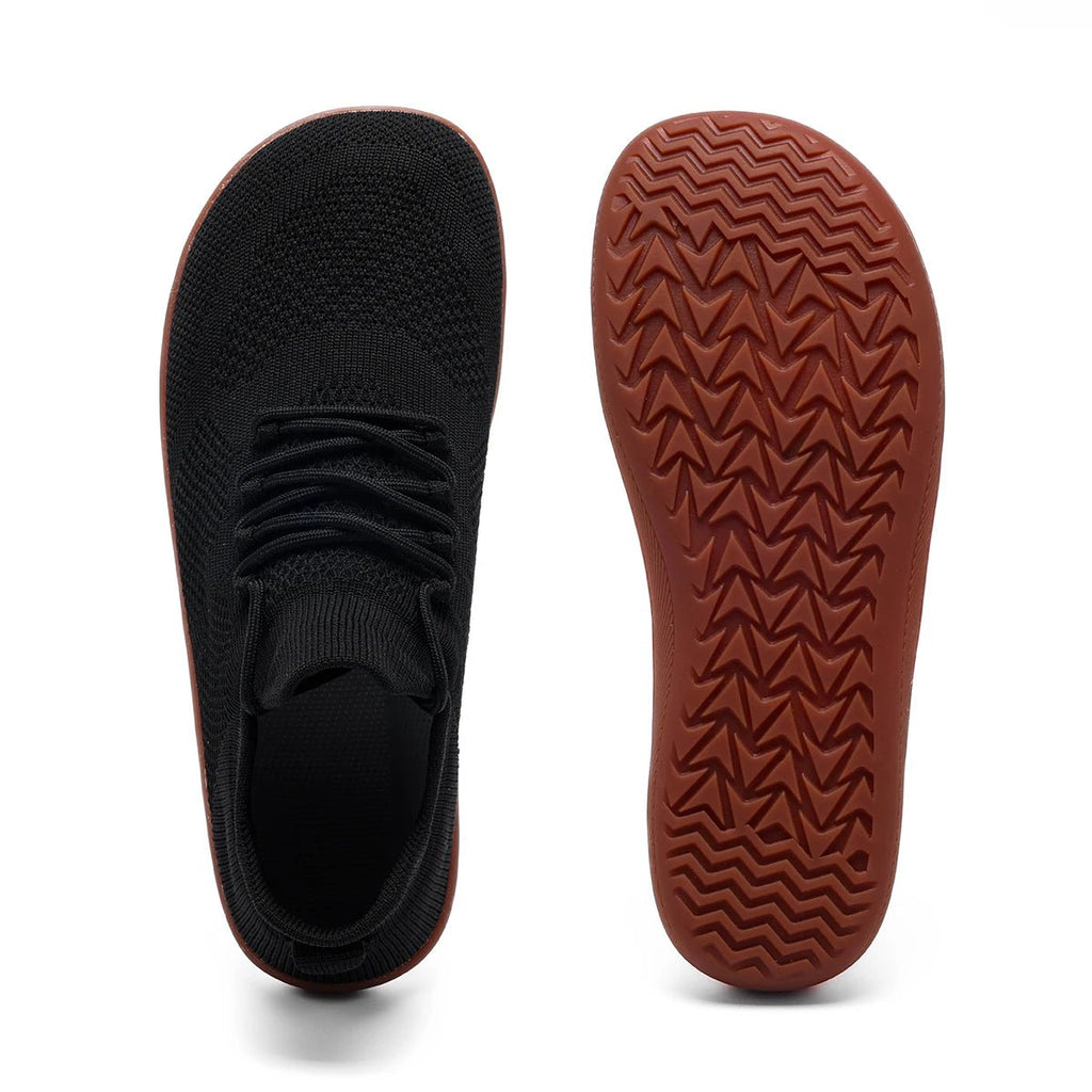 Unisex Barefoot Minimalist Breathable Slip-On Sneakers - Schwarz