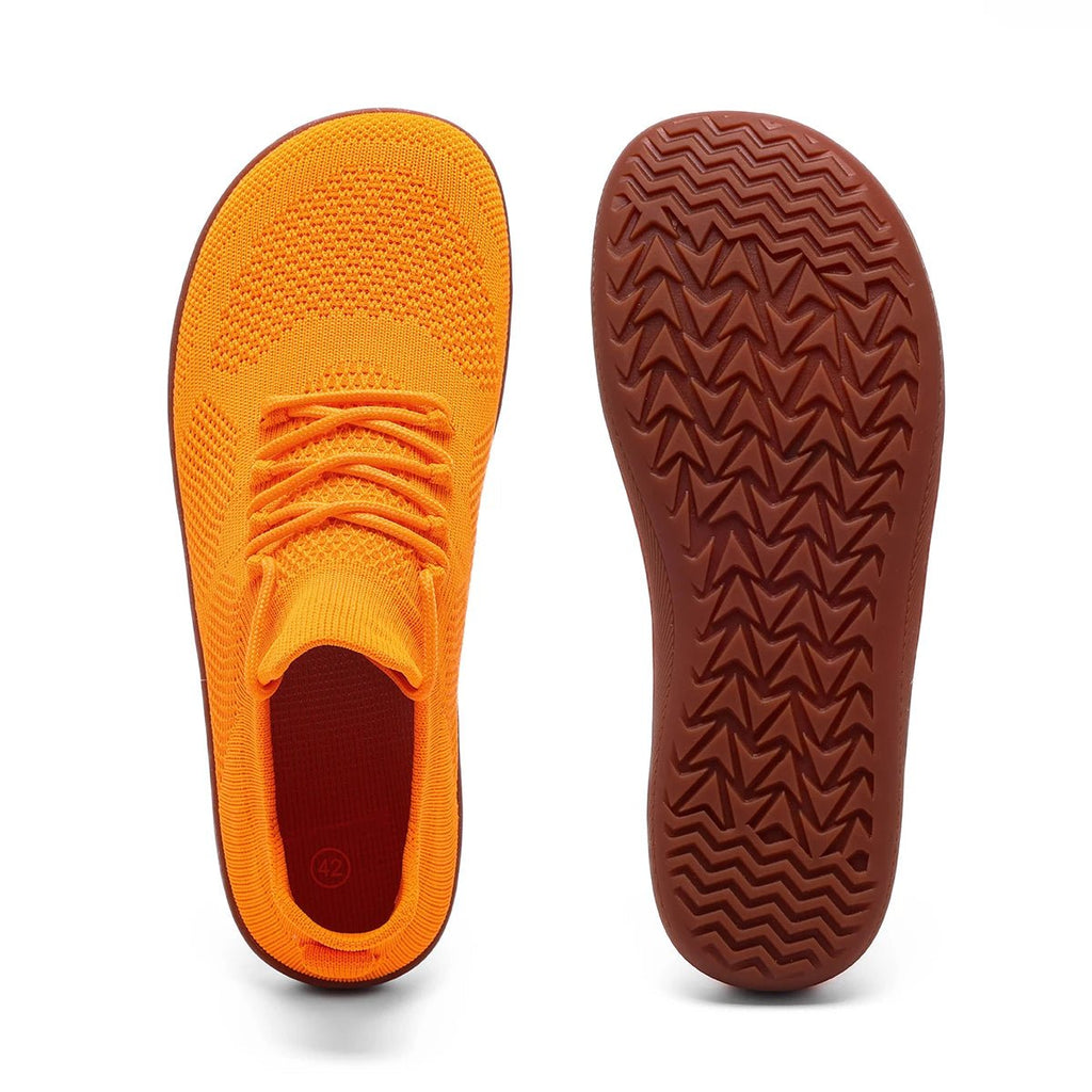 Unisex Barefoot Minimalist Breathable Slip-On Sneakers - Orange