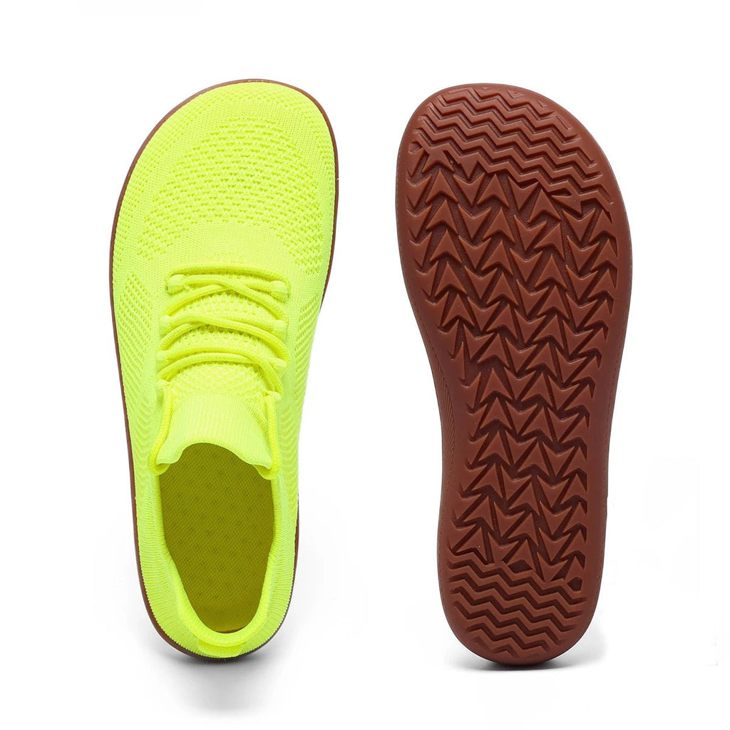 Unisex Barefoot Minimalist Breathable Slip-On Sneakers - Gelb