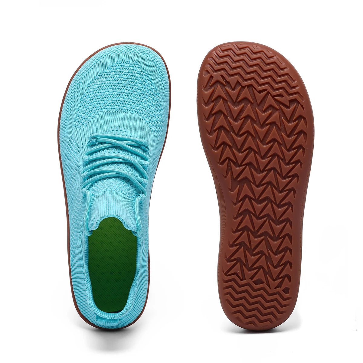 Unisex Barefoot Minimalist Breathable Slip-On Sneakers - Hell Blau