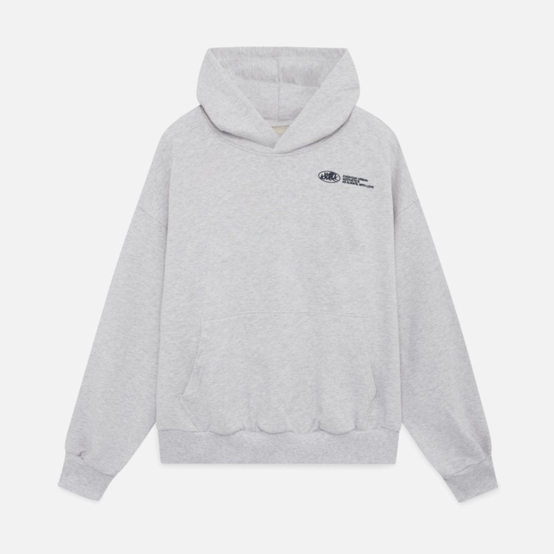 Unisex Oversized With Love Graphic Pullover Hoodie