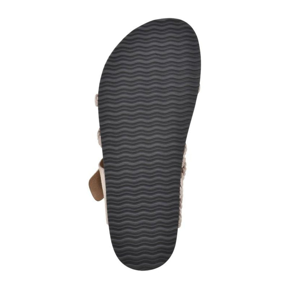 Women's Braided Adjustable Buckle Toe-Loop Sandals