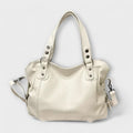 Women's Large Capacity Adjustable Hobo Shoulder Bag - Beige