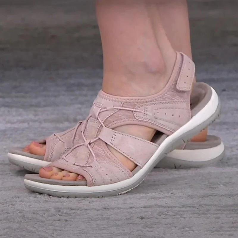 Women's Orthopedic Arch-Support Closed-Toe Sandals - Pink