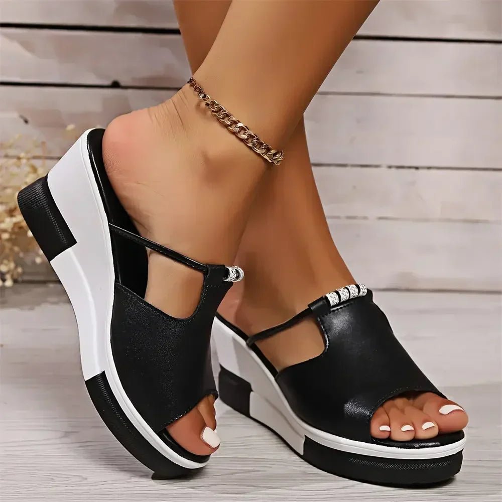 Women's Orthopedic Cushioned Platform Wedge Sandals