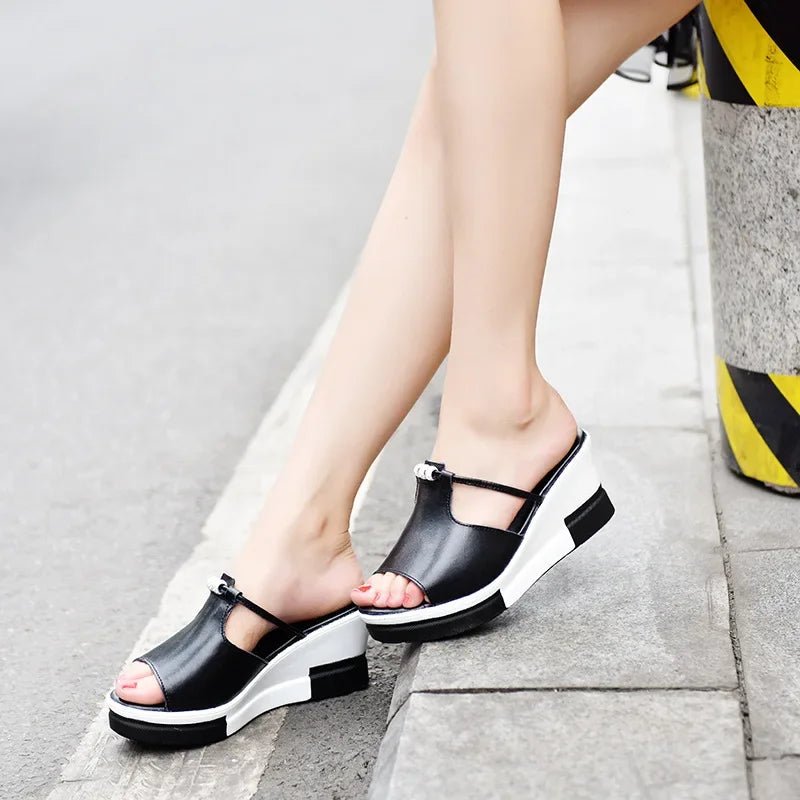 Women's Orthopedic Cushioned Platform Wedge Sandals