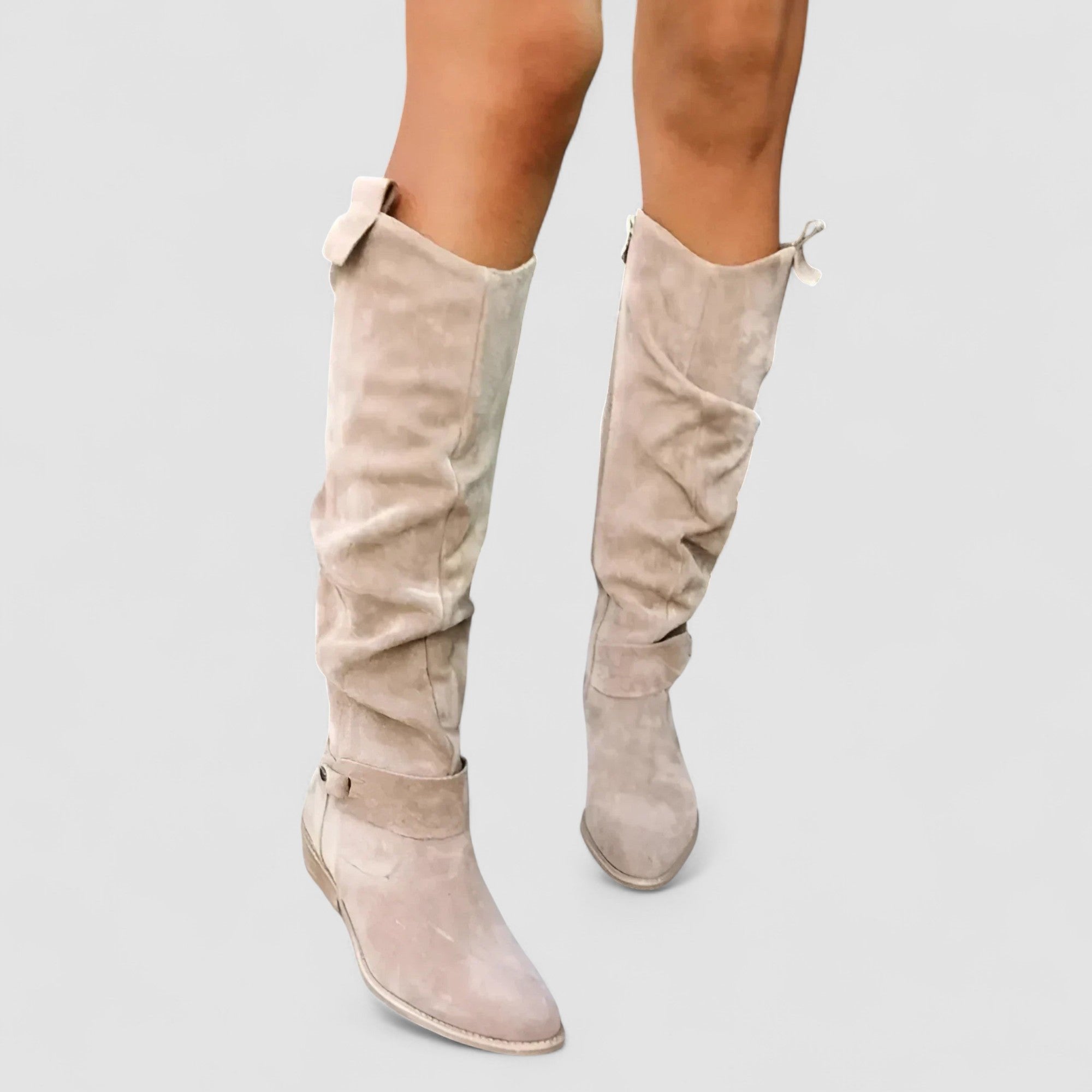 Women's Orthopedic Knee-High Suede Boots