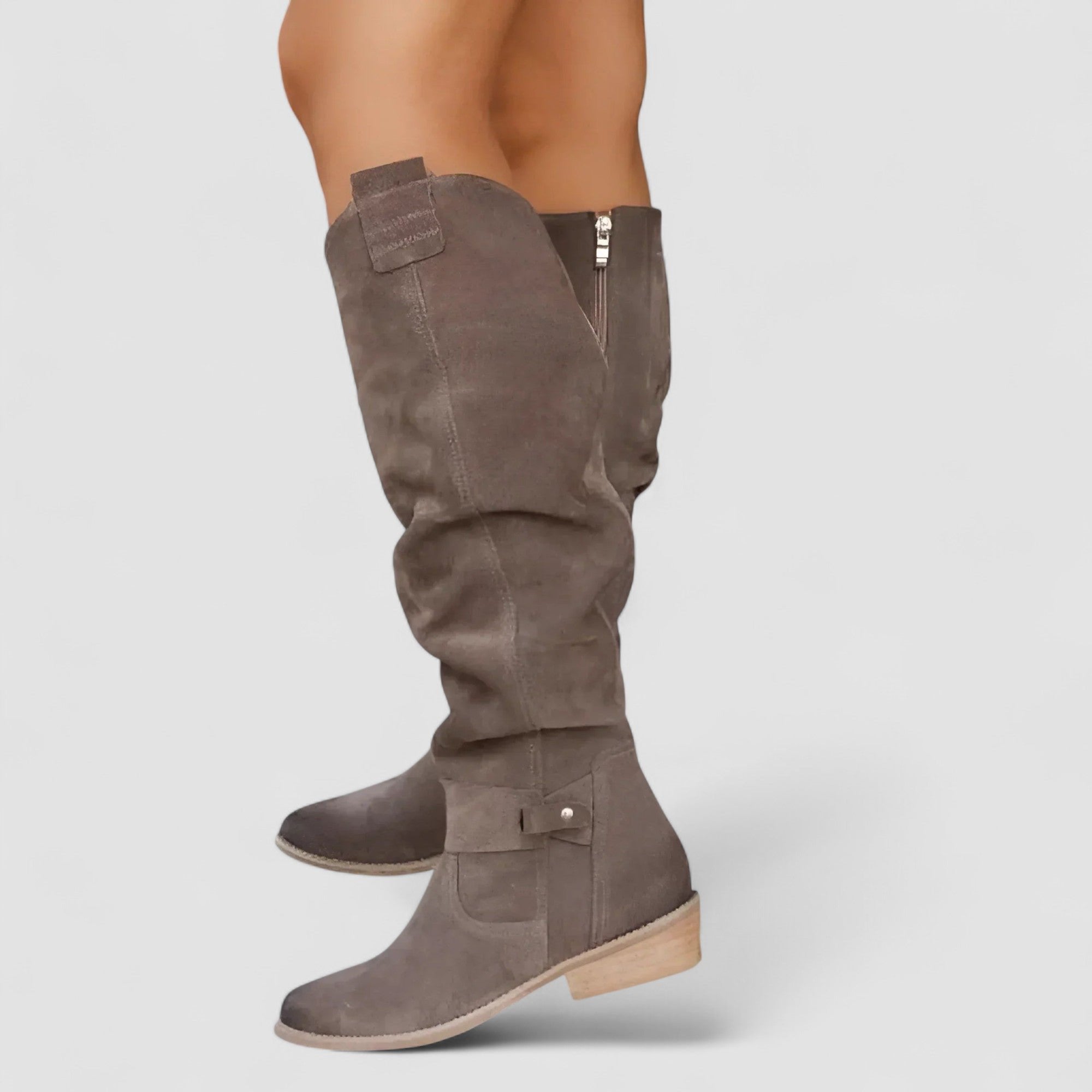 Women's Orthopedic Knee-High Suede Boots