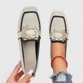 Women's Orthopedic Loafers Slip-On Comfort Cushioned - Beige