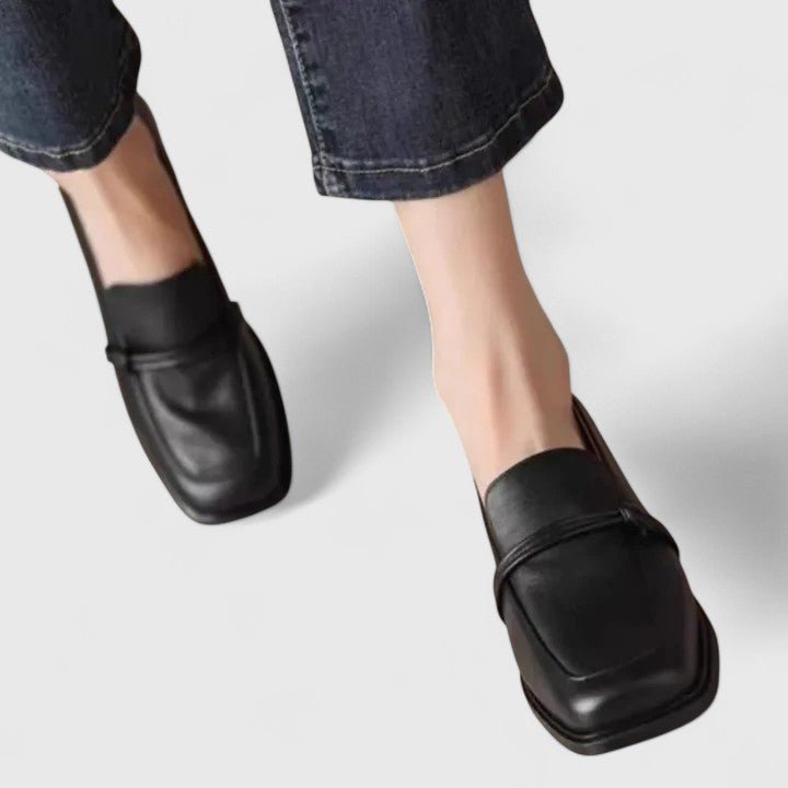 Women's Orthopedic Loafers Slip-On Comfort Summer - Black