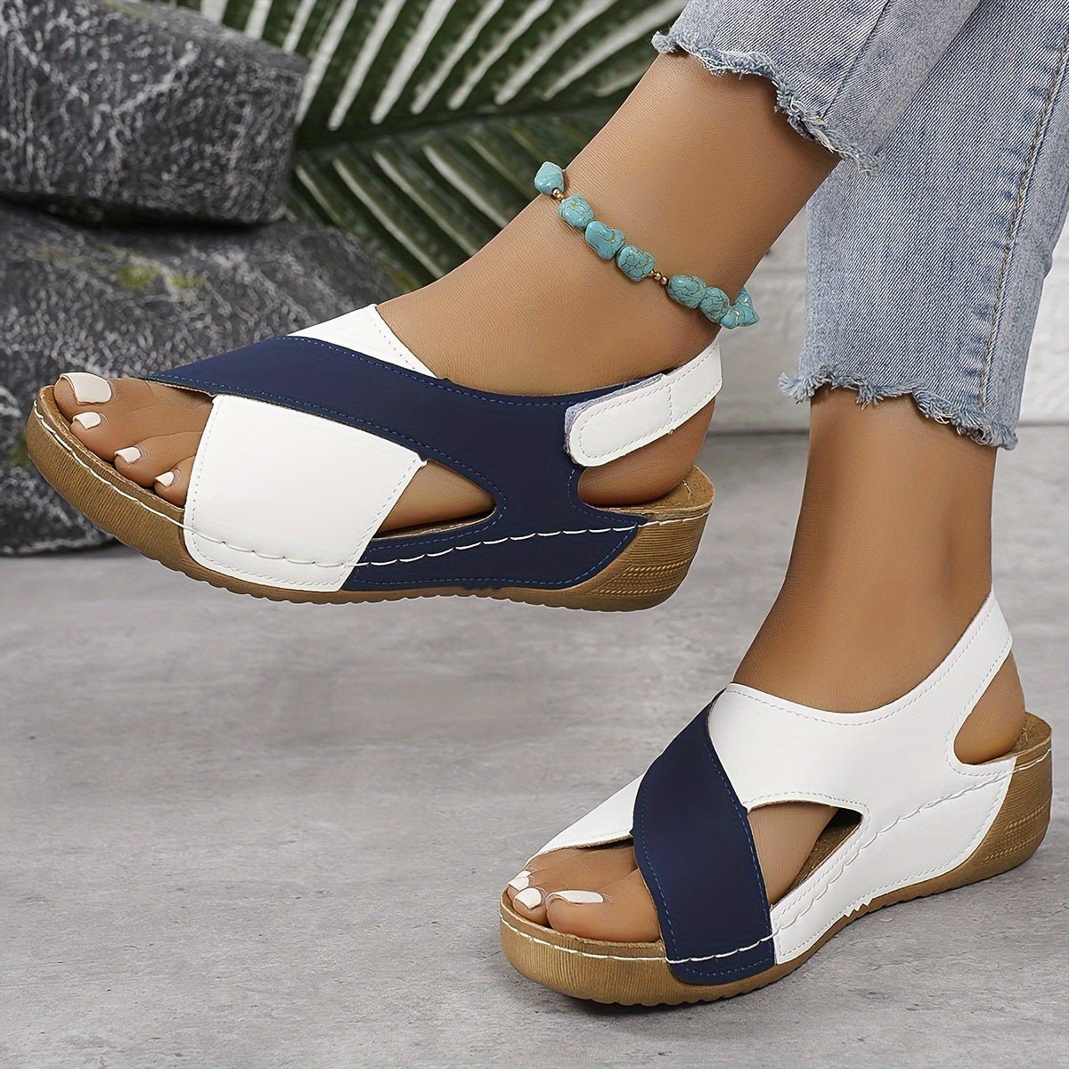 Women's Orthopedic Platform Sandals - Blue (Almost Sold Out!)