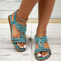 Women's Orthopedic Rhinestone Boho Summer Sandals