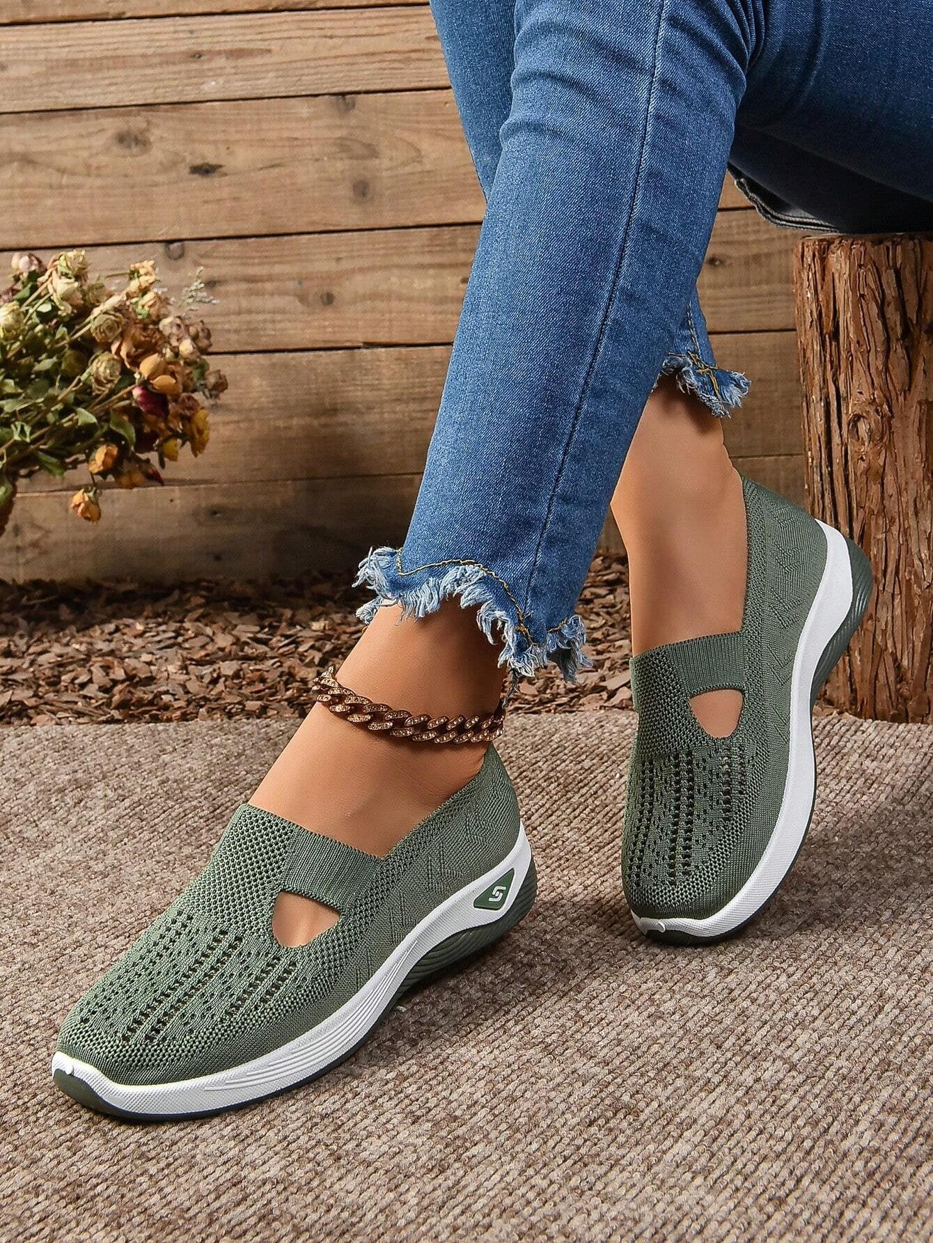 Women's Orthopedic Slip-On Sneakers Mesh Breathable