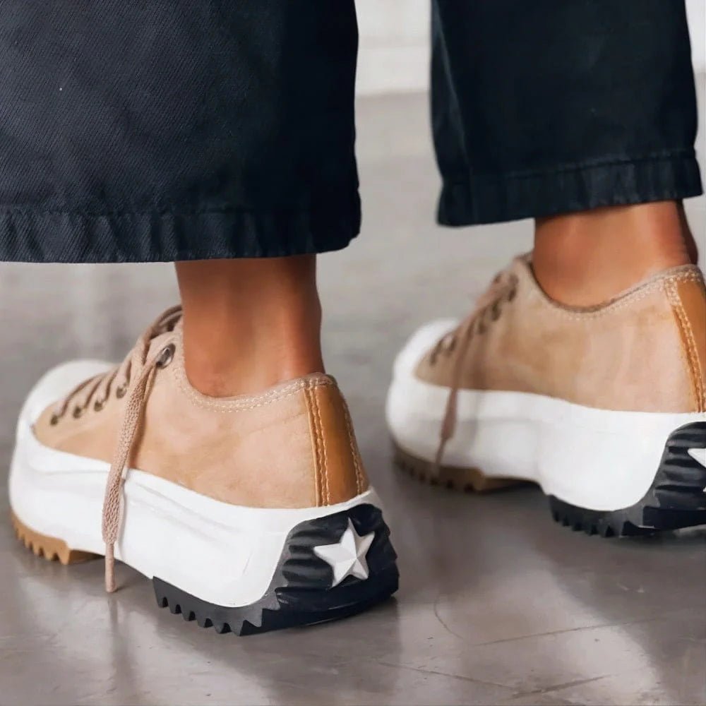 Women's Orthopedic Sneakers Platform Lace-Up Comfort