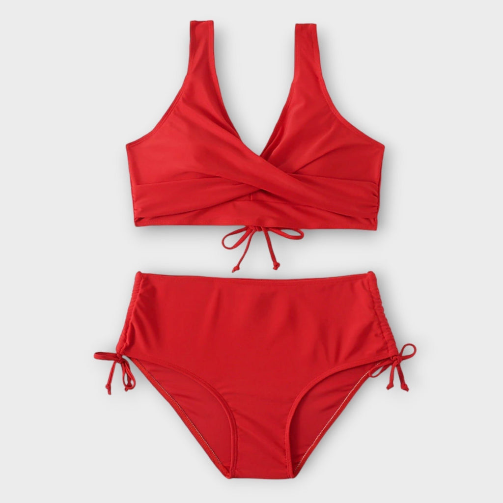 Women's Wrap-Style Two-Piece Bikini Set