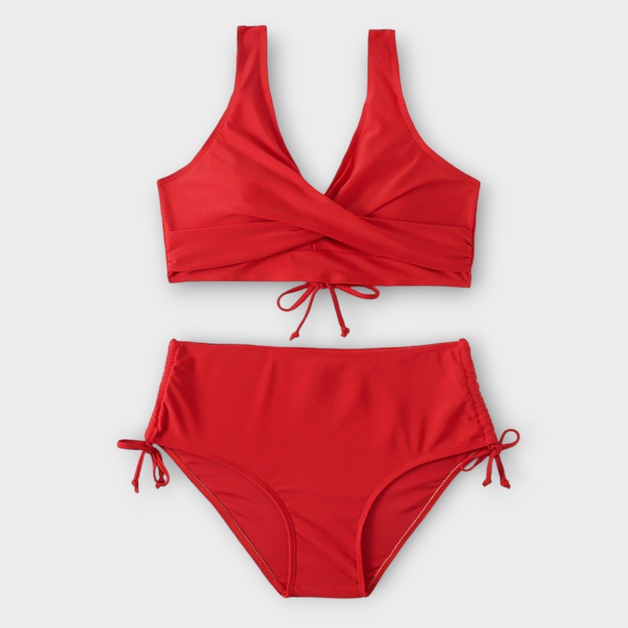 Women's Wrap-Style Two-Piece Bikini Set
