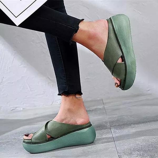 Women's X-Strap Cushioned Flat Sandals